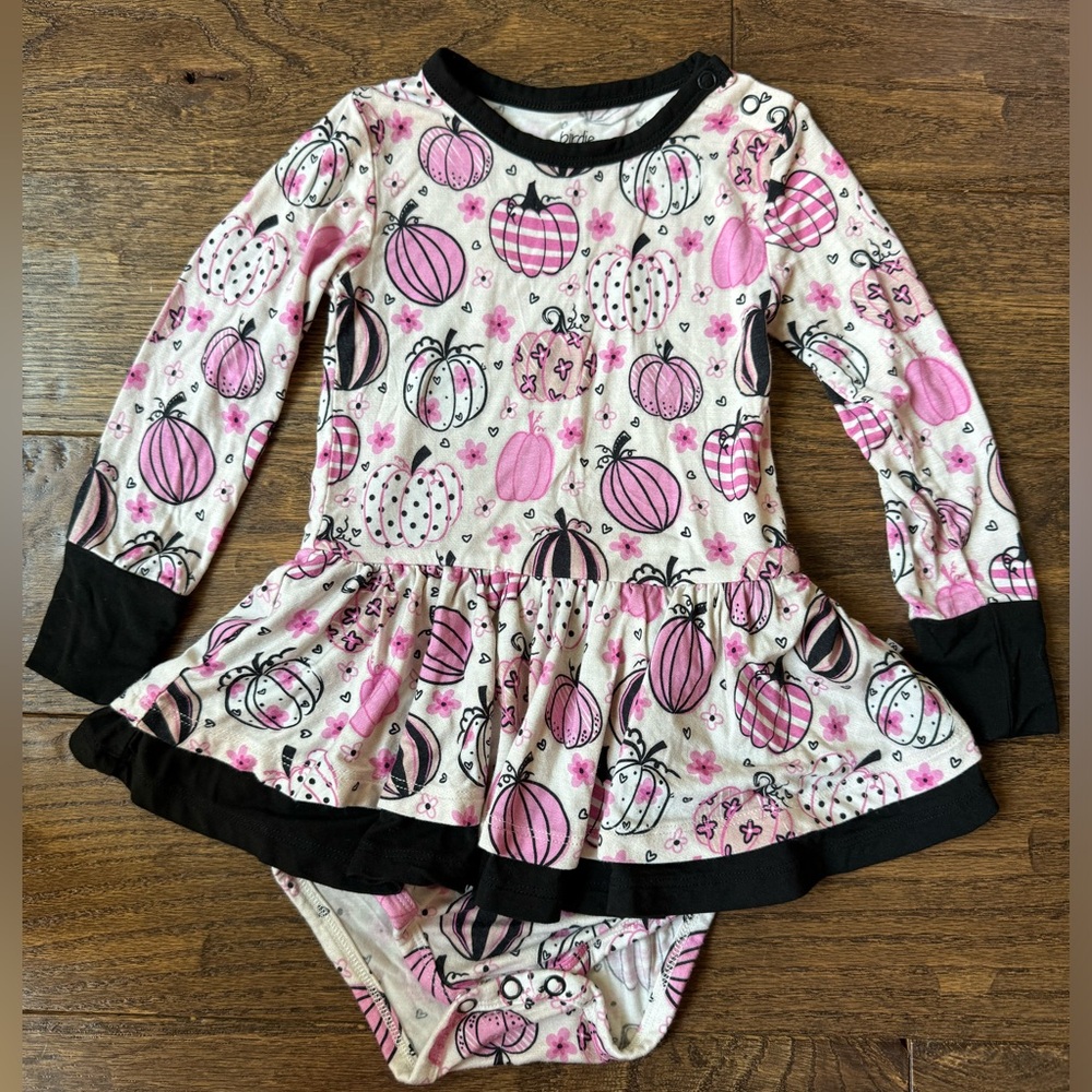 Bamboo Birdie Bean 2T Bodysuit Twirl